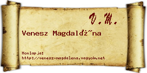 Venesz Magdaléna névjegykártya